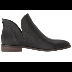 Lucky Brand Black Leather Booties Size 6